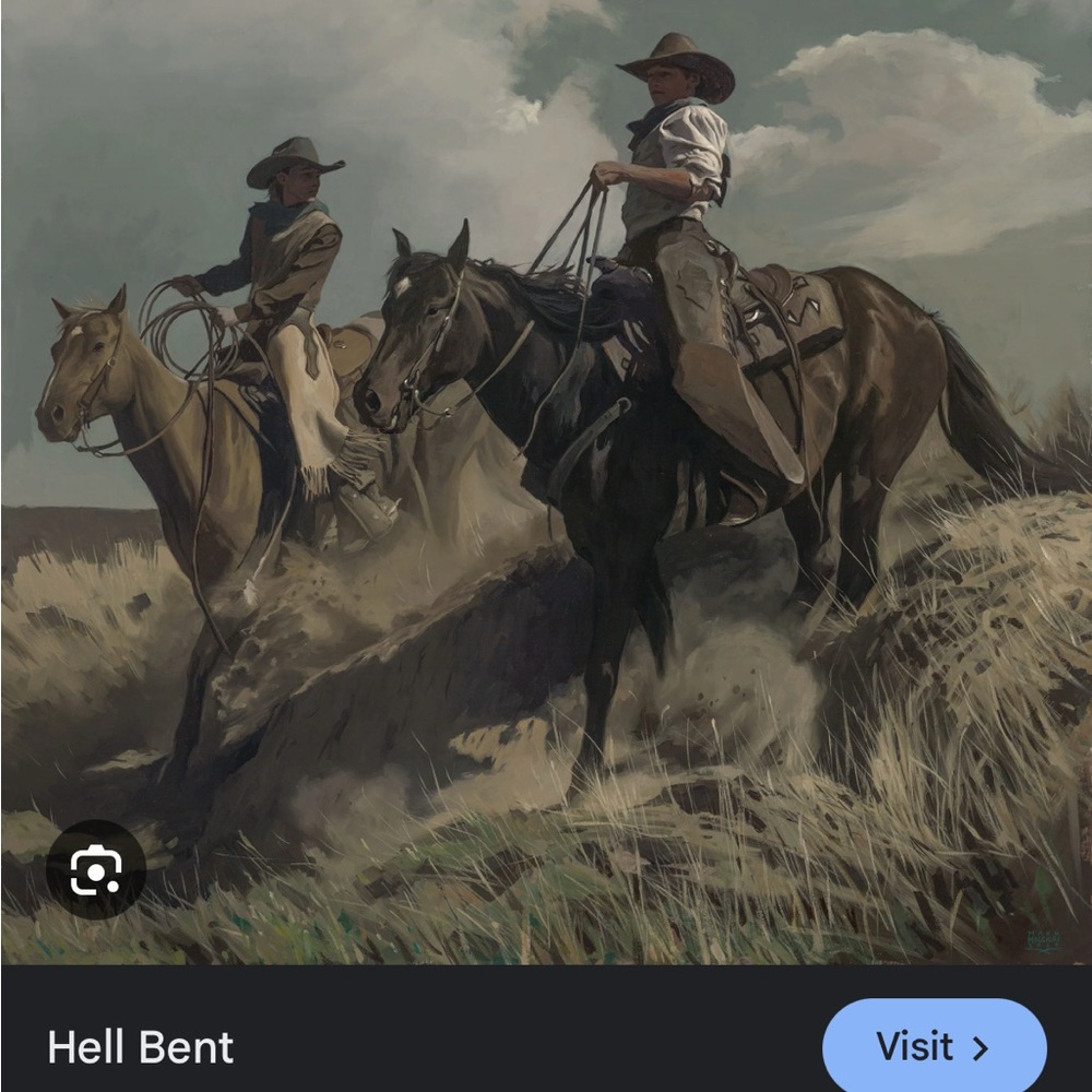 Hell Bent Canvas Print Mark Maggiori